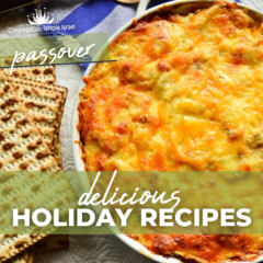 Passover - matzah and bowl of mac n cheese